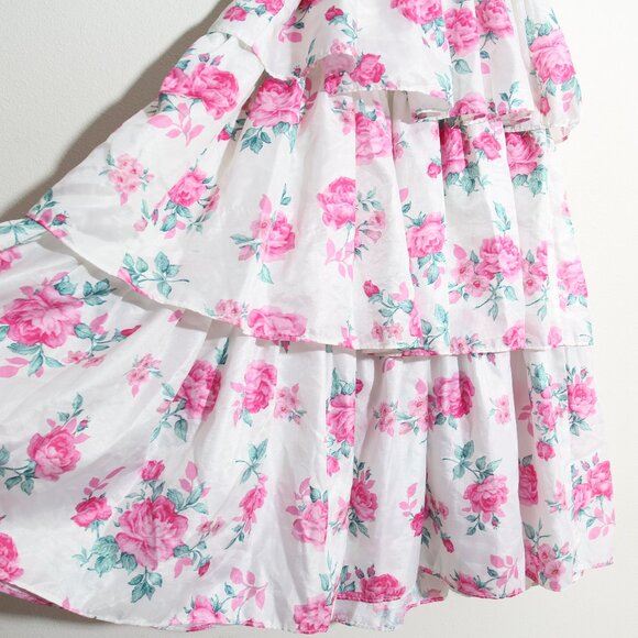 LoveShackFancy x Target Elise Smocked Tiered Dress Floral Midi Smocked Size XS - Picture 13 of 16
